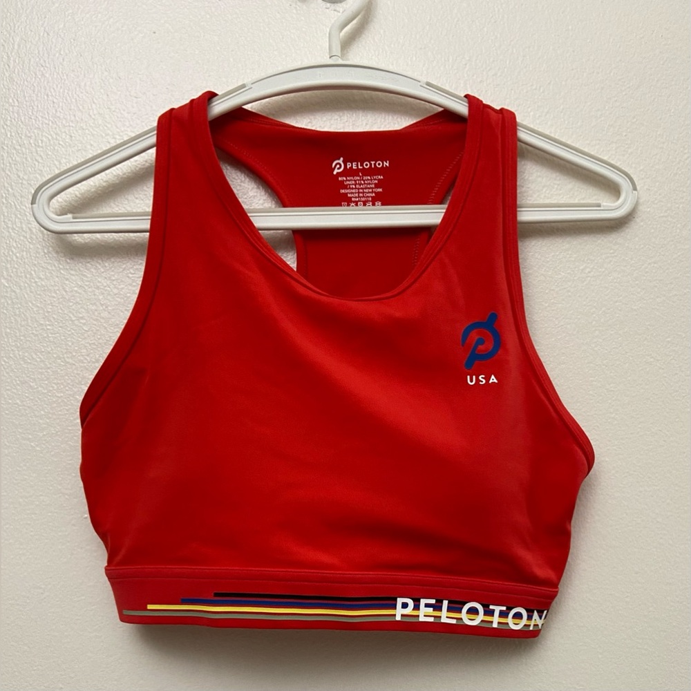 Peloton sports bra from the Olympics line (Team‎ USA) size L